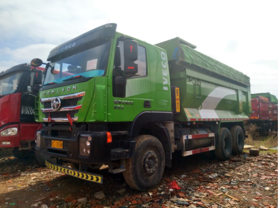 國五杰獅350環(huán)保后八輪自卸車